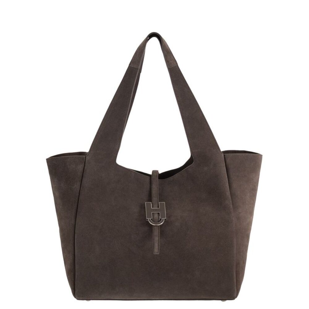 Hogan Women Suede Shopping Bag